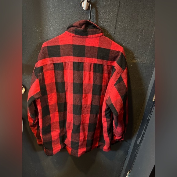 Men’s Hickory ShirtCo Red and Black Checkered Jacket - Picture 3 of 3